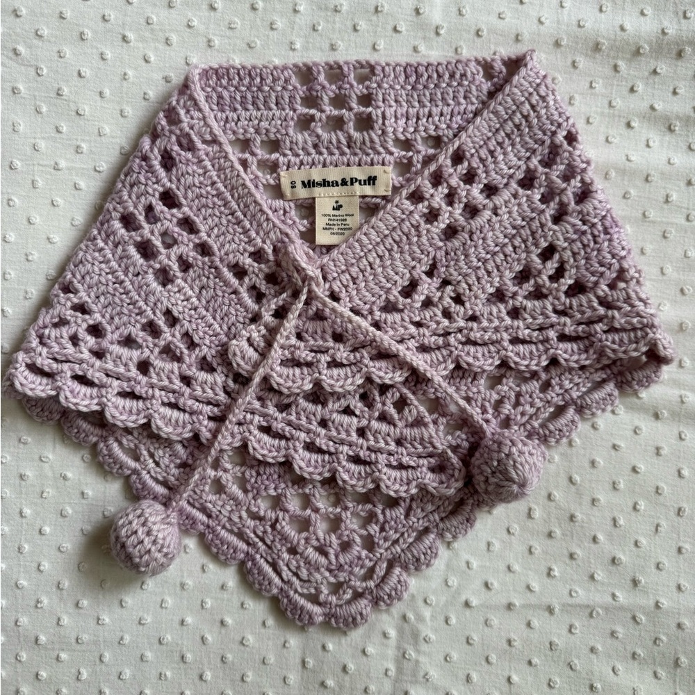 Misha And Puff Lavender Knit Accessory
